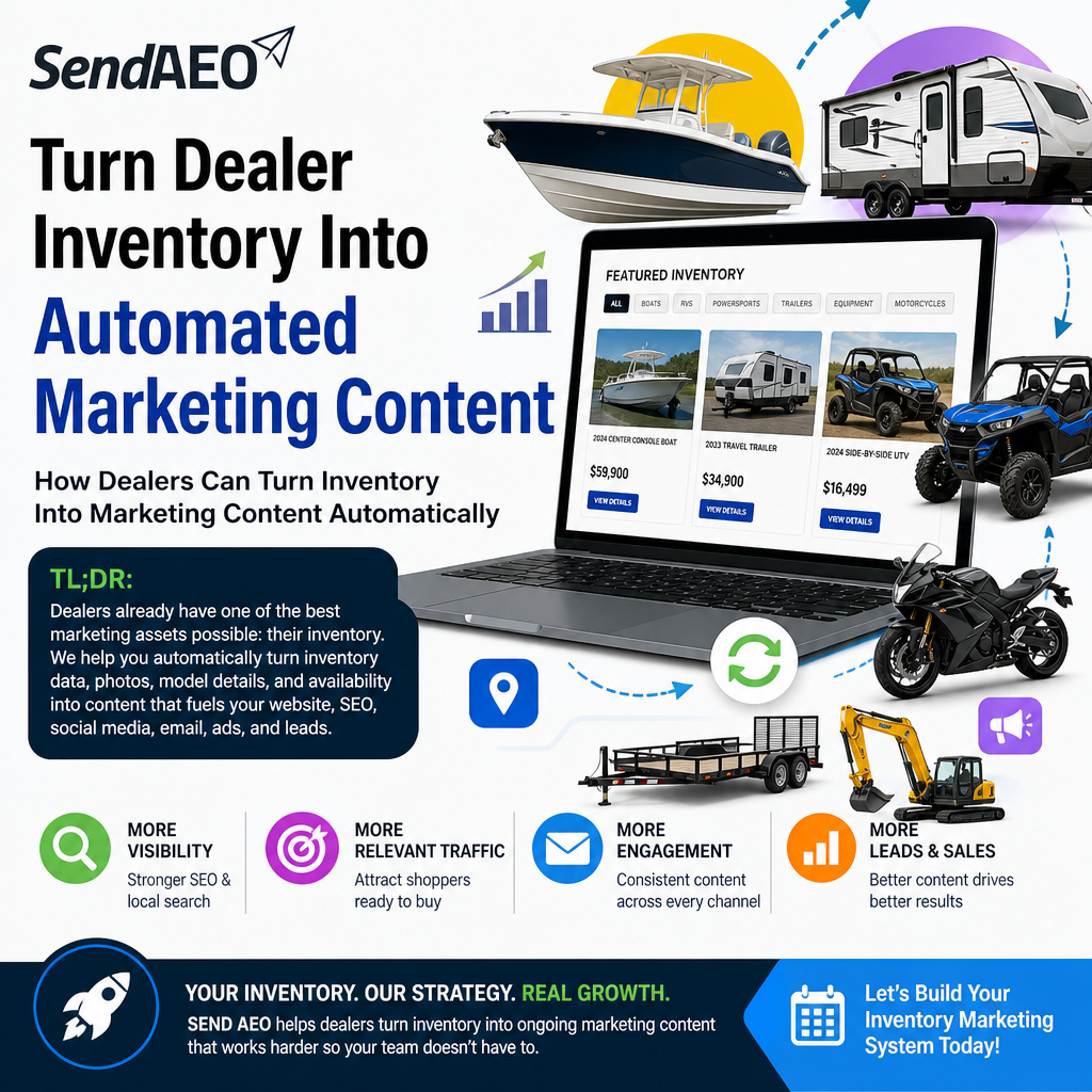 Turn Dealer Inventory Into Automated Marketing Content